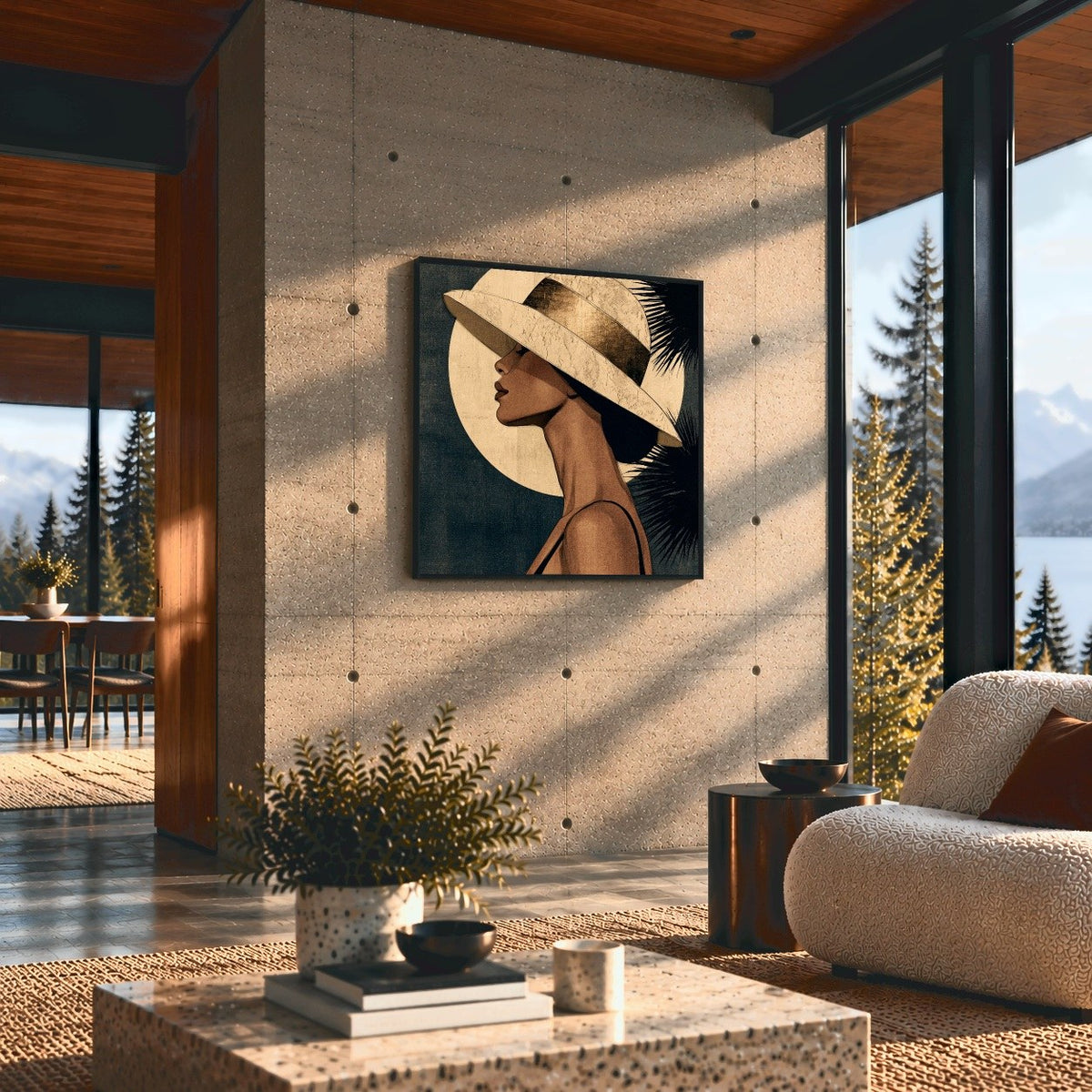 Moon Behind the Brim