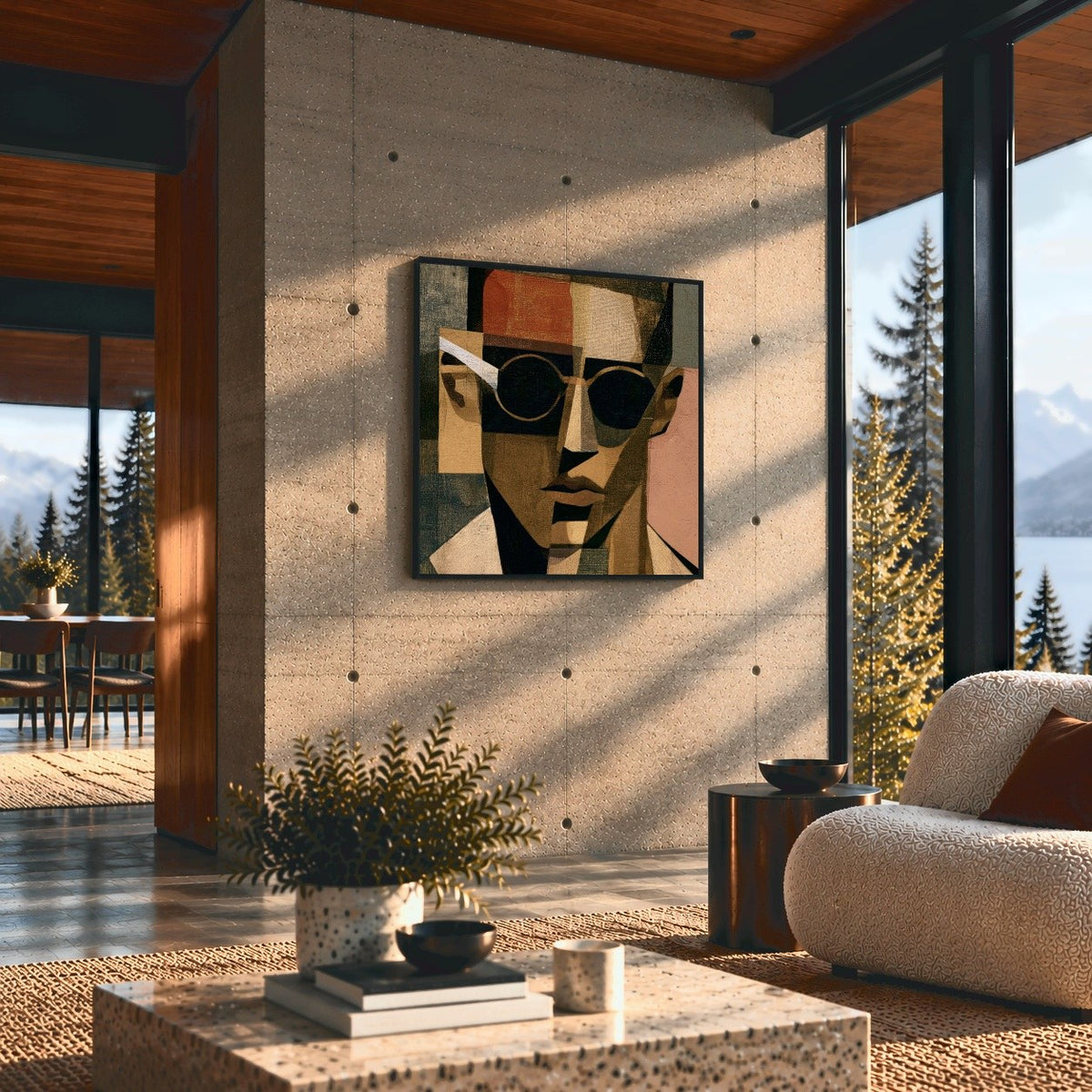 Portrait in Wire Rims