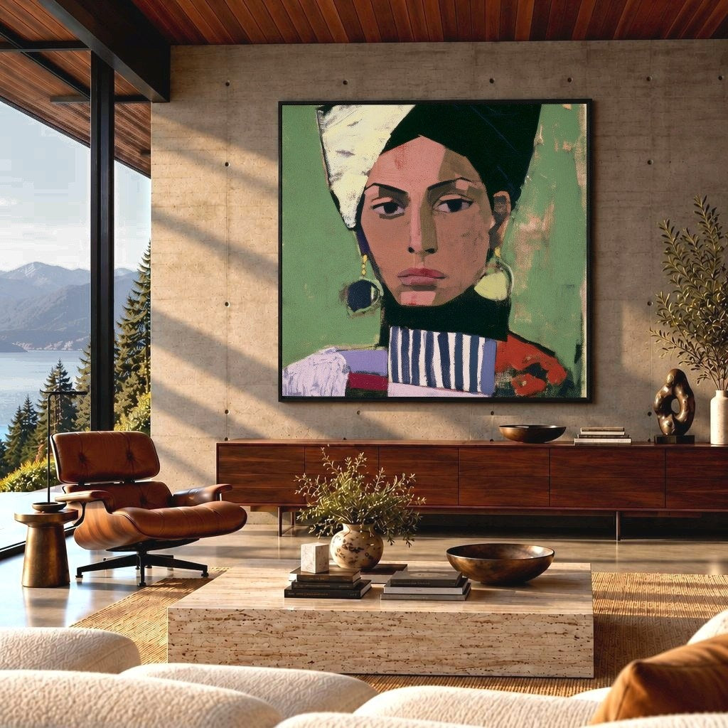 Woman on Green