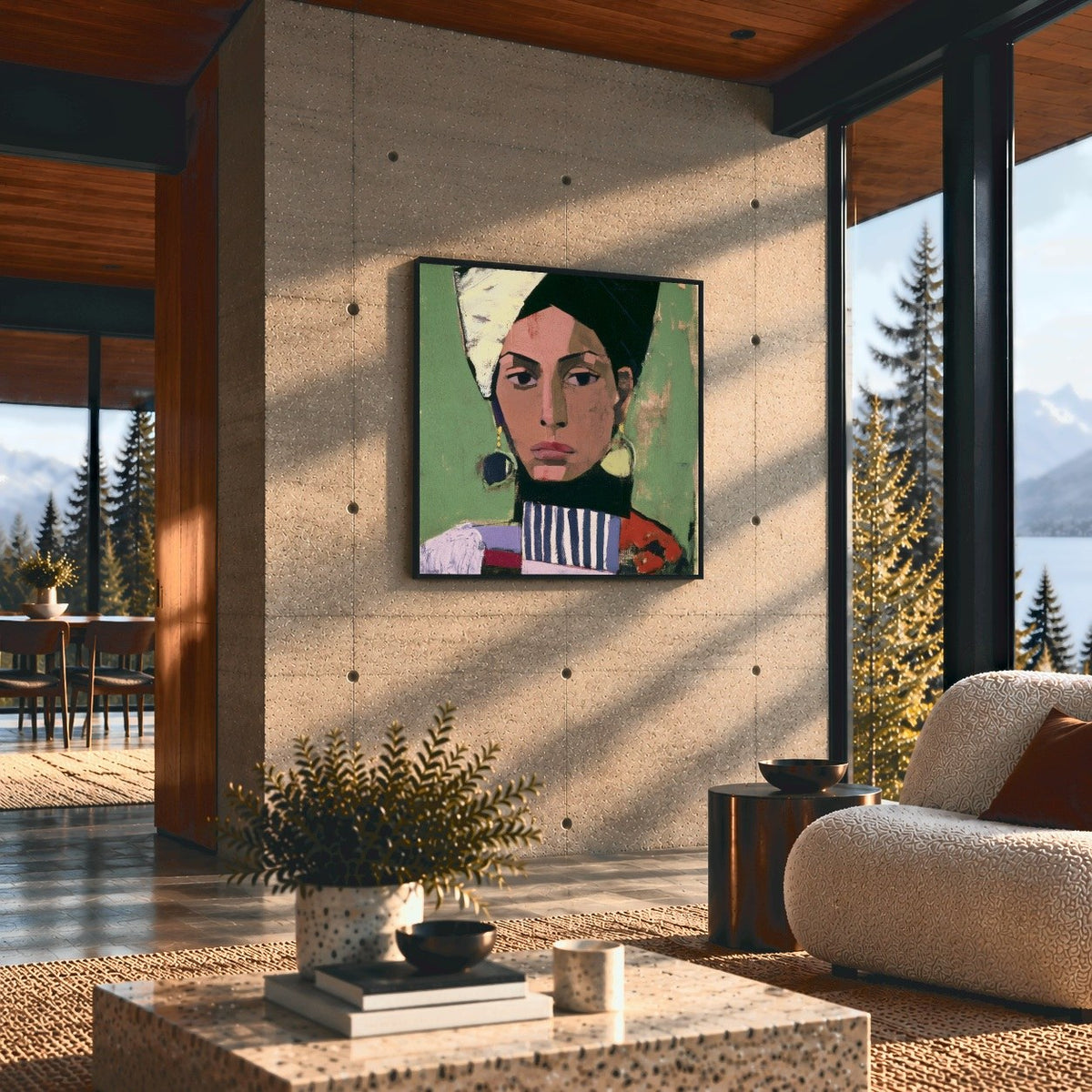 Woman on Green