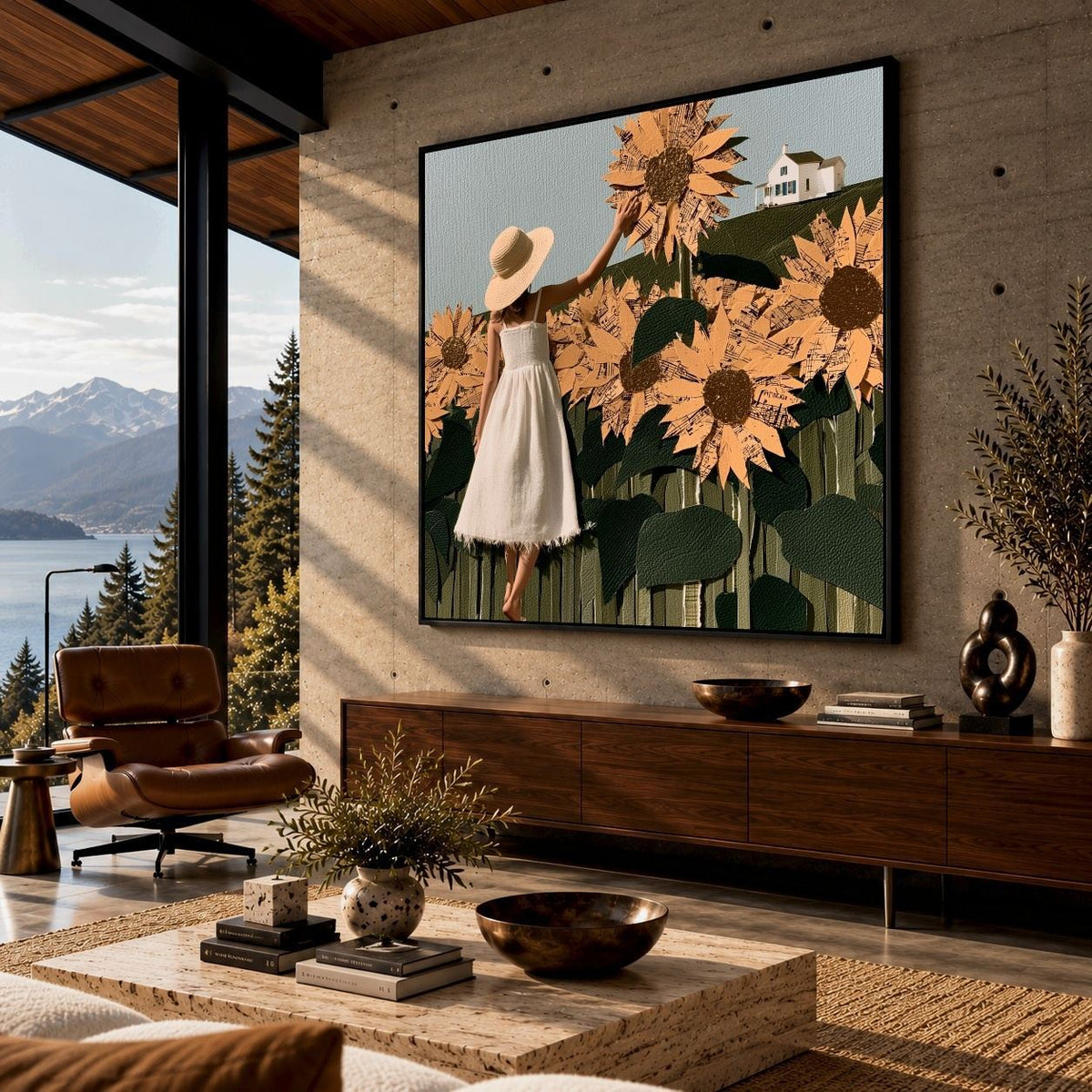 Among the Sunflowers