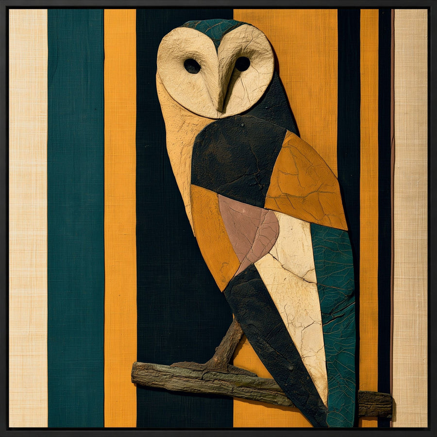 Faceted Barn Owl