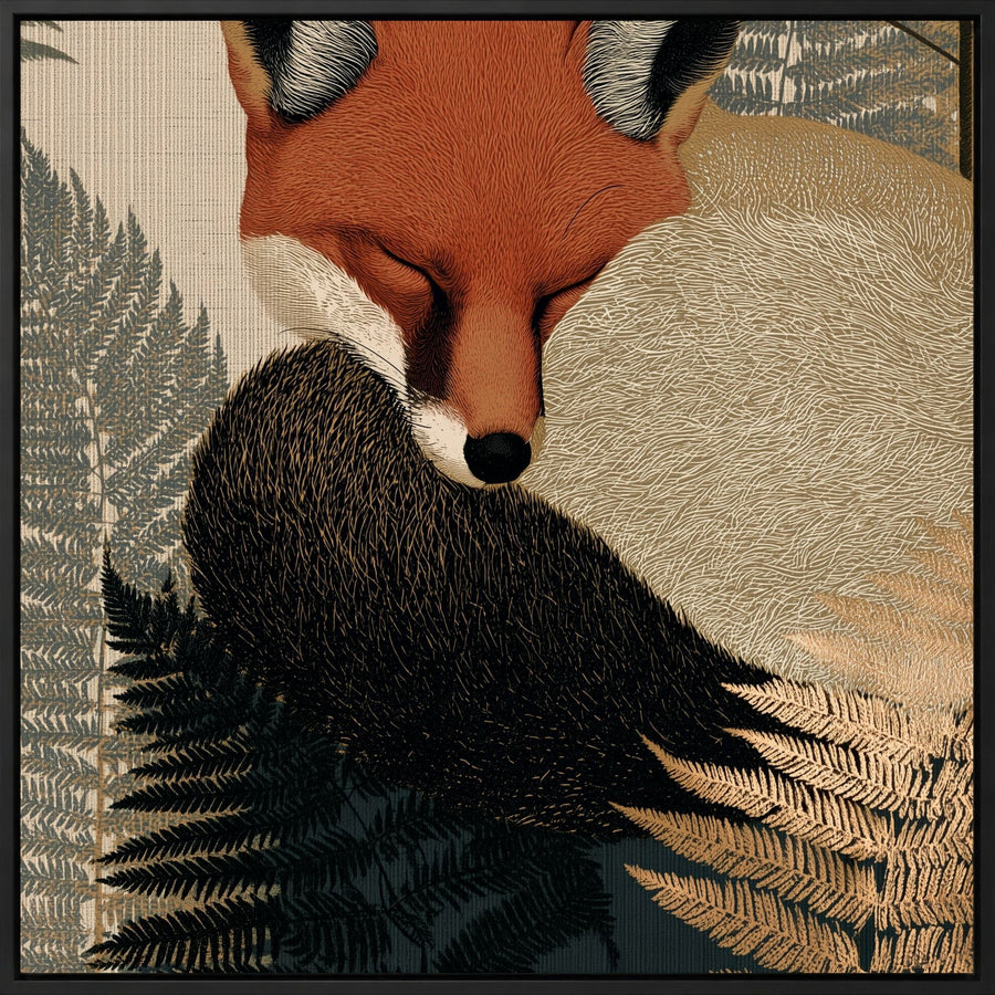 Fox Among Ferns