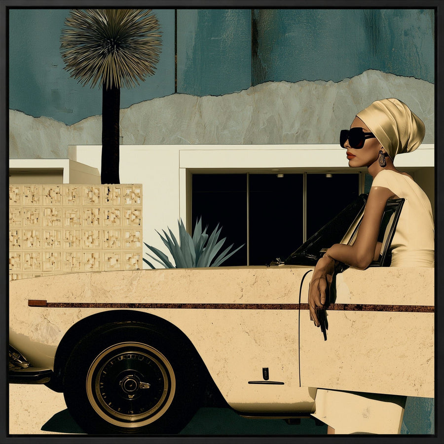 Gold Headwrap, Cream Coupe