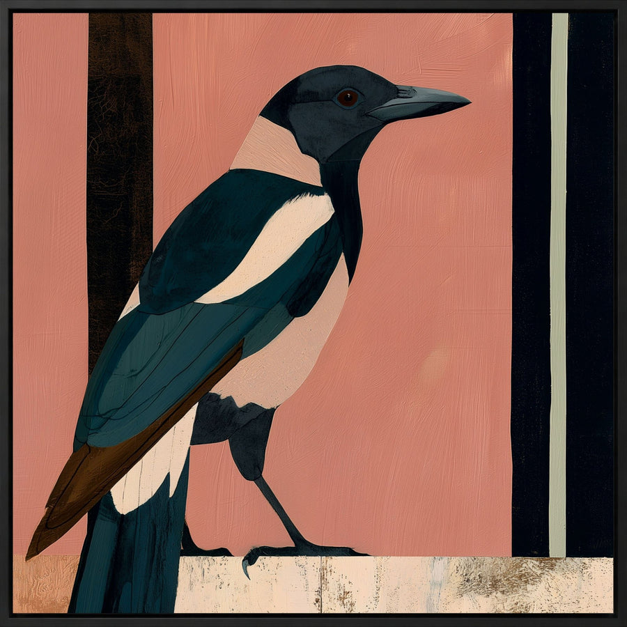 Magpie on Rose