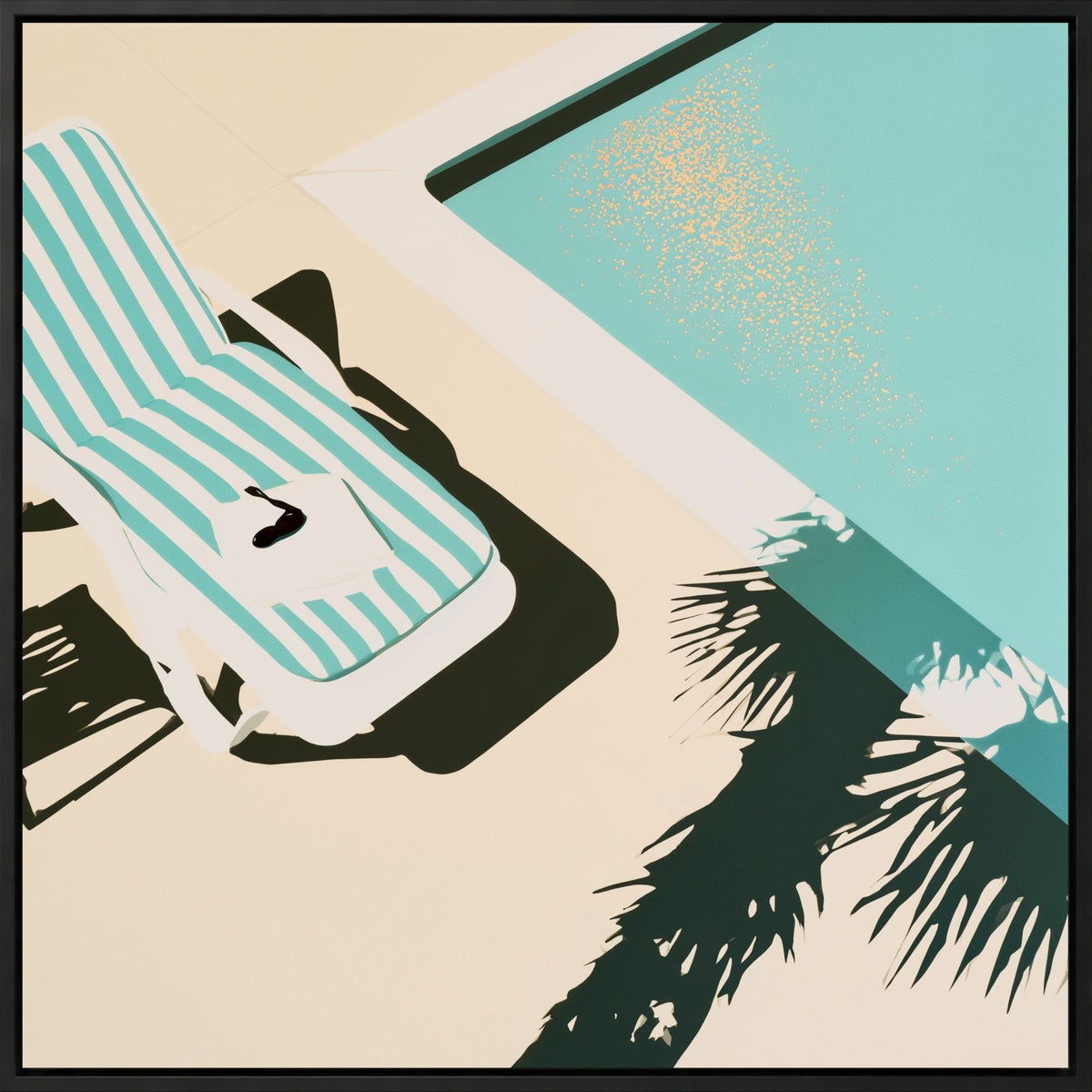 Striped Lounger, Noon
