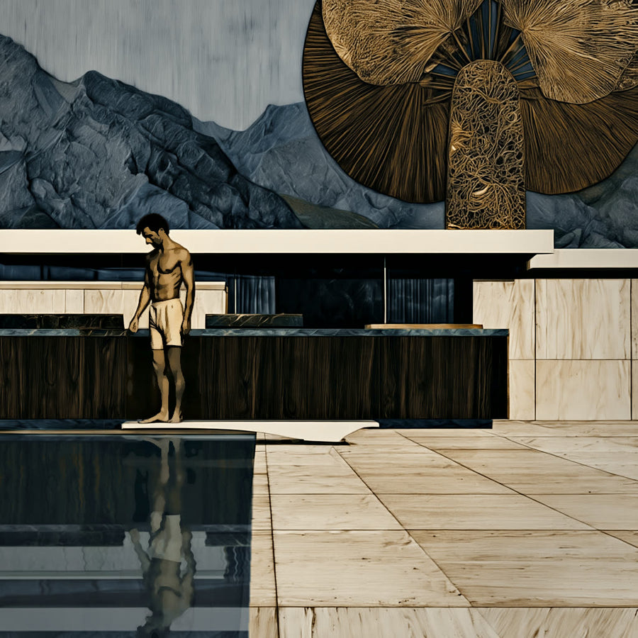 Travertine Pool — the artwork